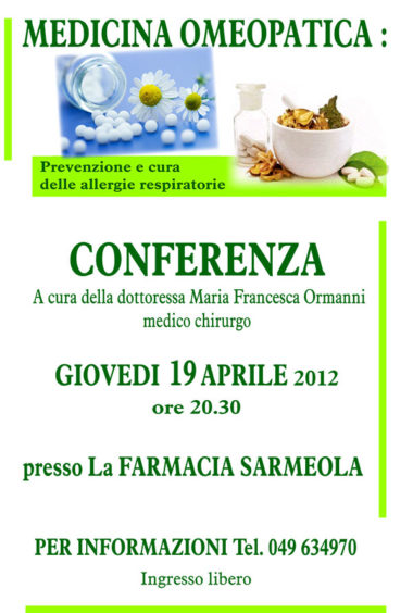 Medicina Omeopatica: Prevenzione e cura delle allergie respiratorie